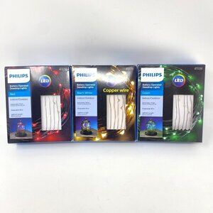 Philips Battery Operated Dewdrop Lights Indoor/Outdoor Decor Various Colors